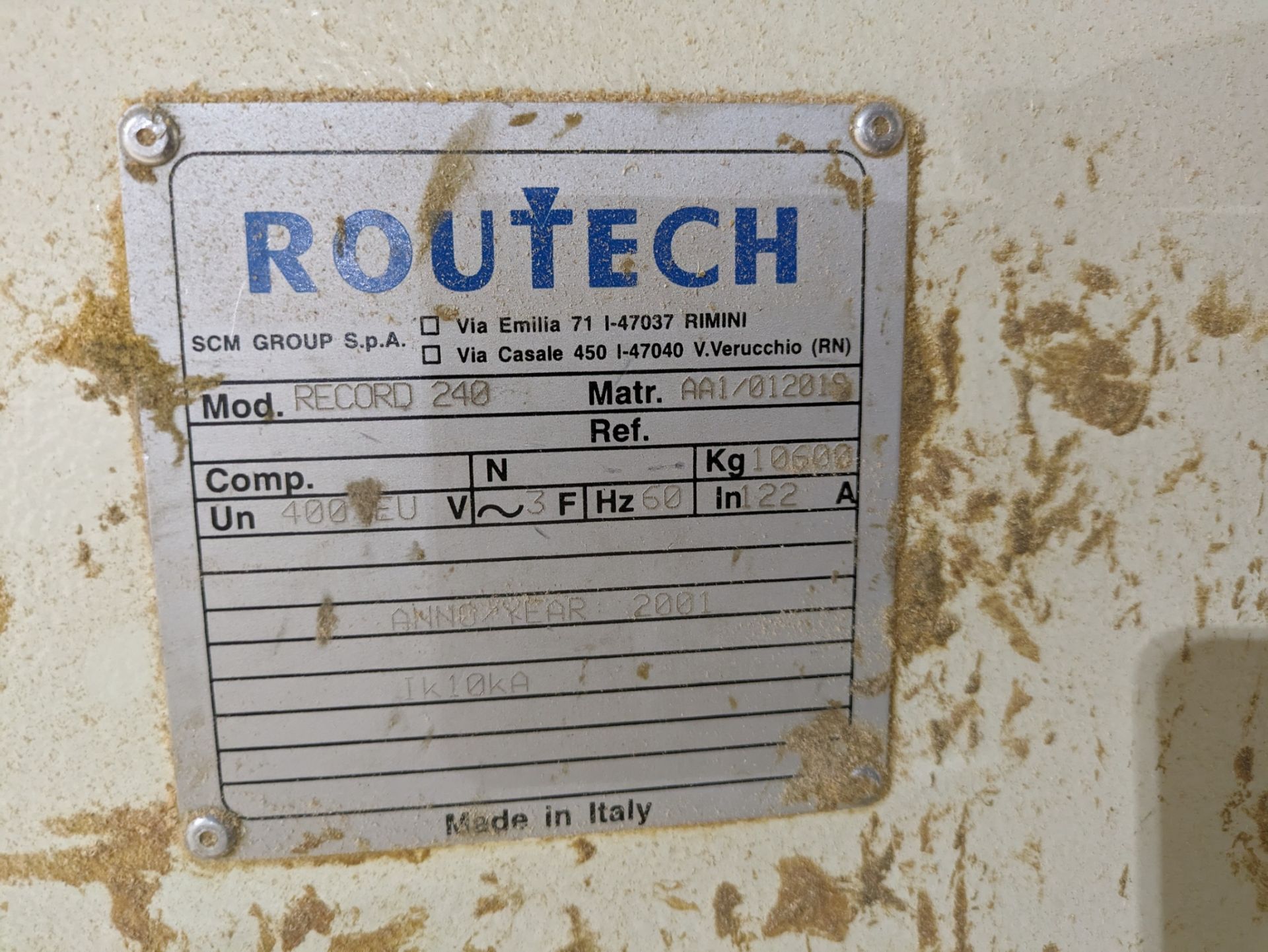 SCM Routech Record 240 5-Axis CNC Router - Image 4 of 11