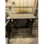 36" W x 48" L x 41"H Metal Welding Table