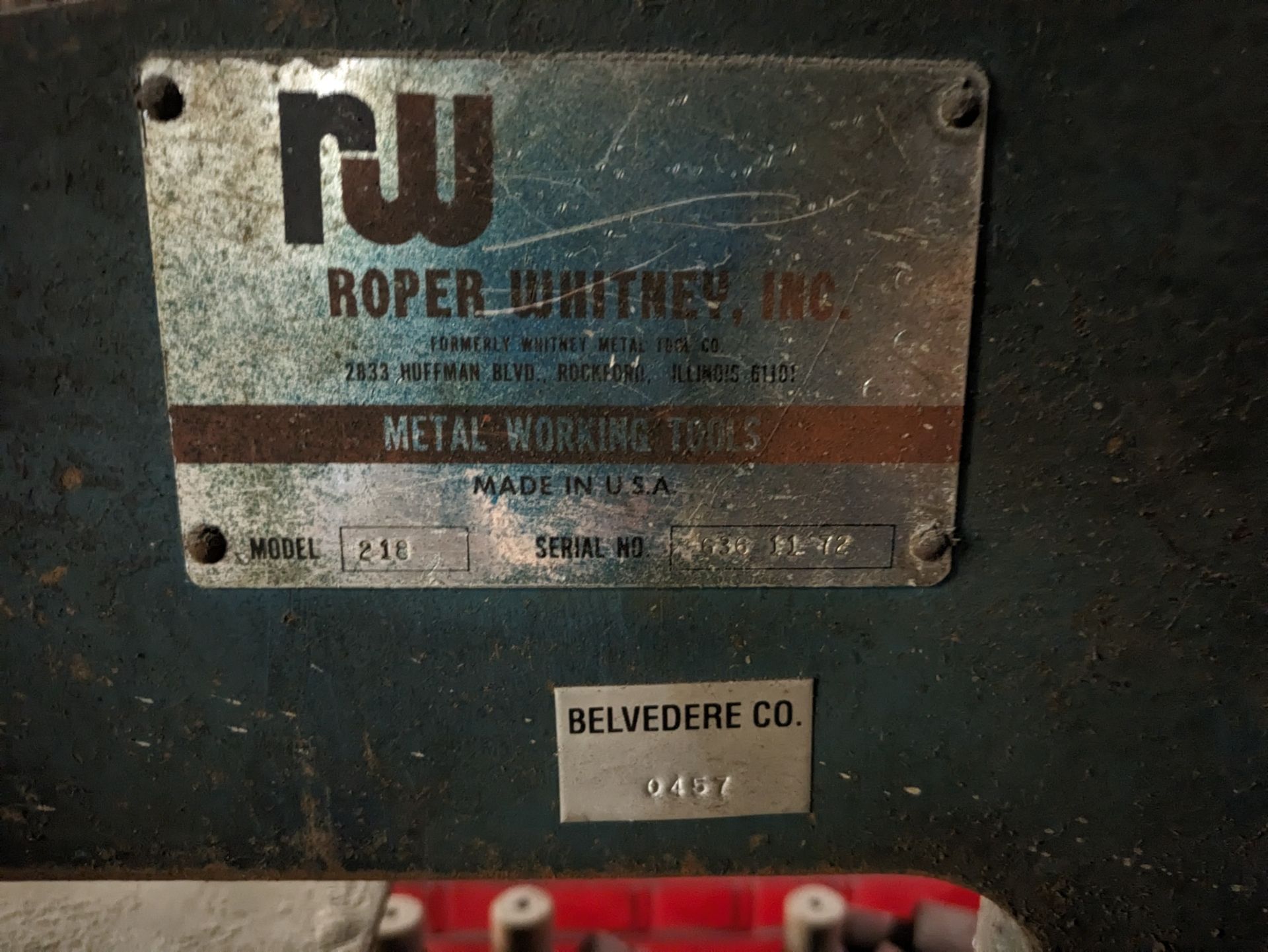 Roper Whitney 218 Bench Punch - Image 2 of 3