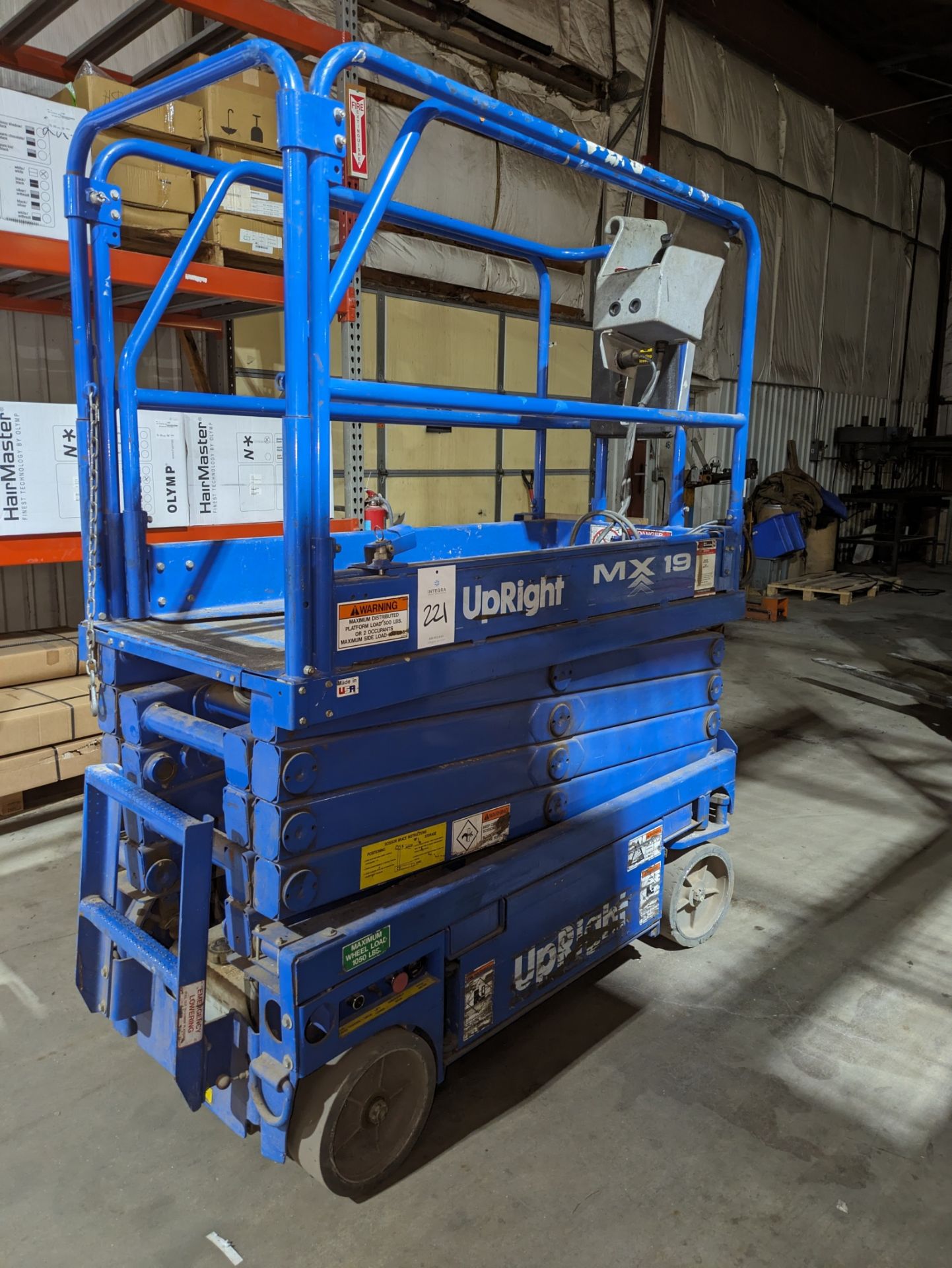 Upright MX19 19' Electric Scissor Lift - Image 2 of 5