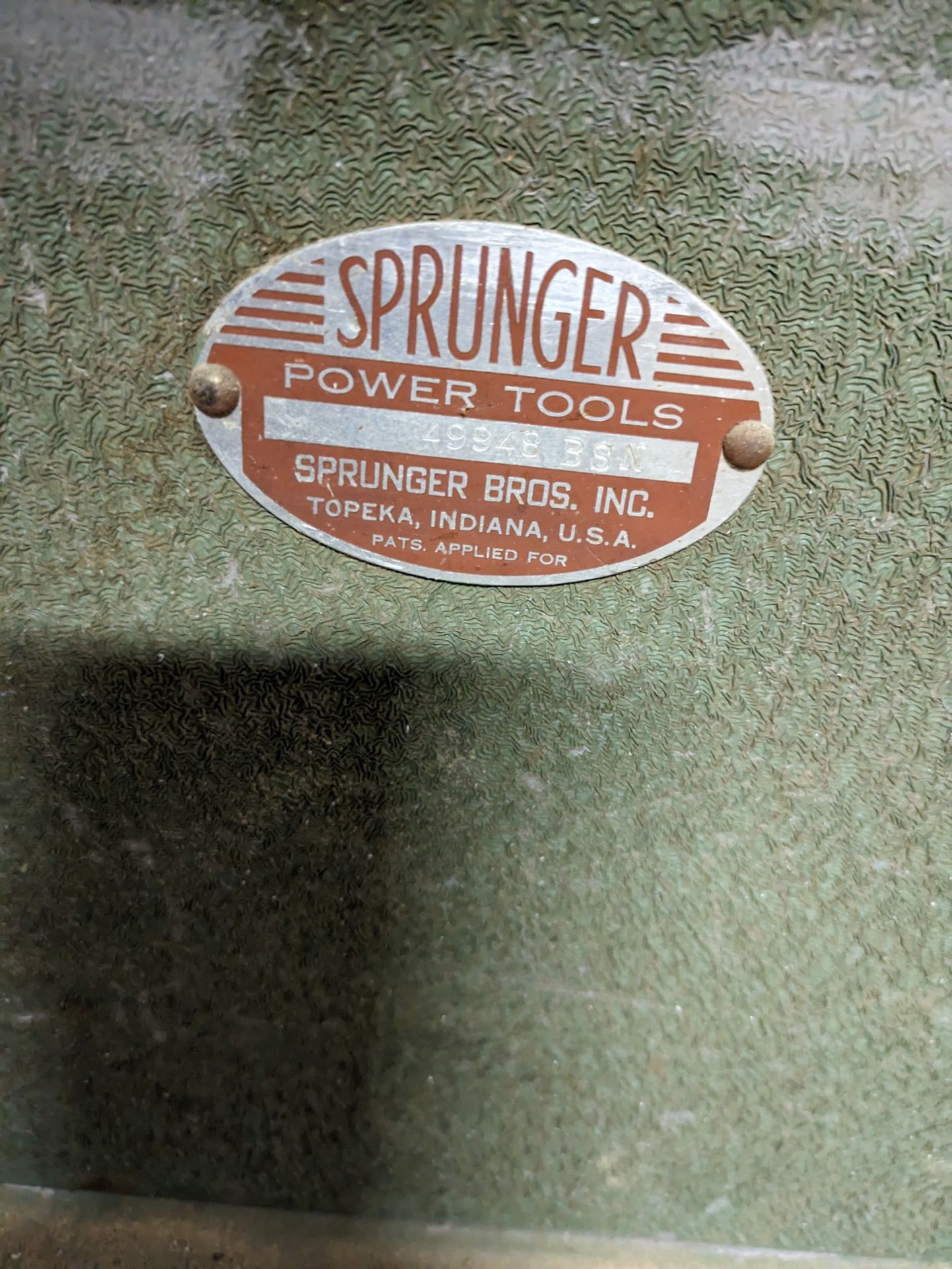 Sprunger Vertical Band Saw - Image 2 of 2