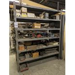 30" D x 72" W x 84" H Rack of Assorted Spare Parts and Accessories