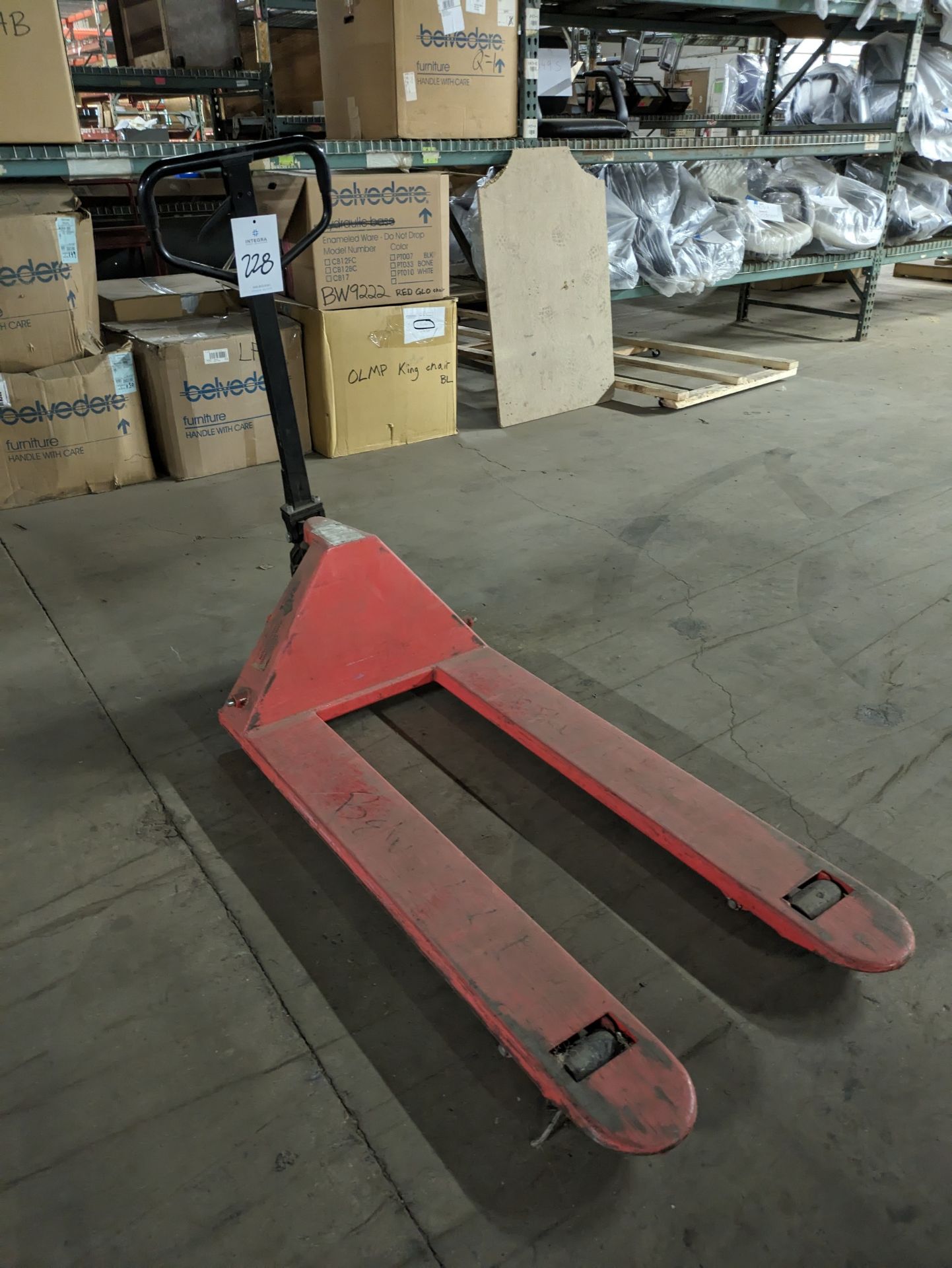 Vestil PM5-2748 5,500-Lb. Capacity Manual Hydraulic Pallet Jack