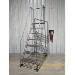 Cotterman 6' Portable Rolling Safety Ladder