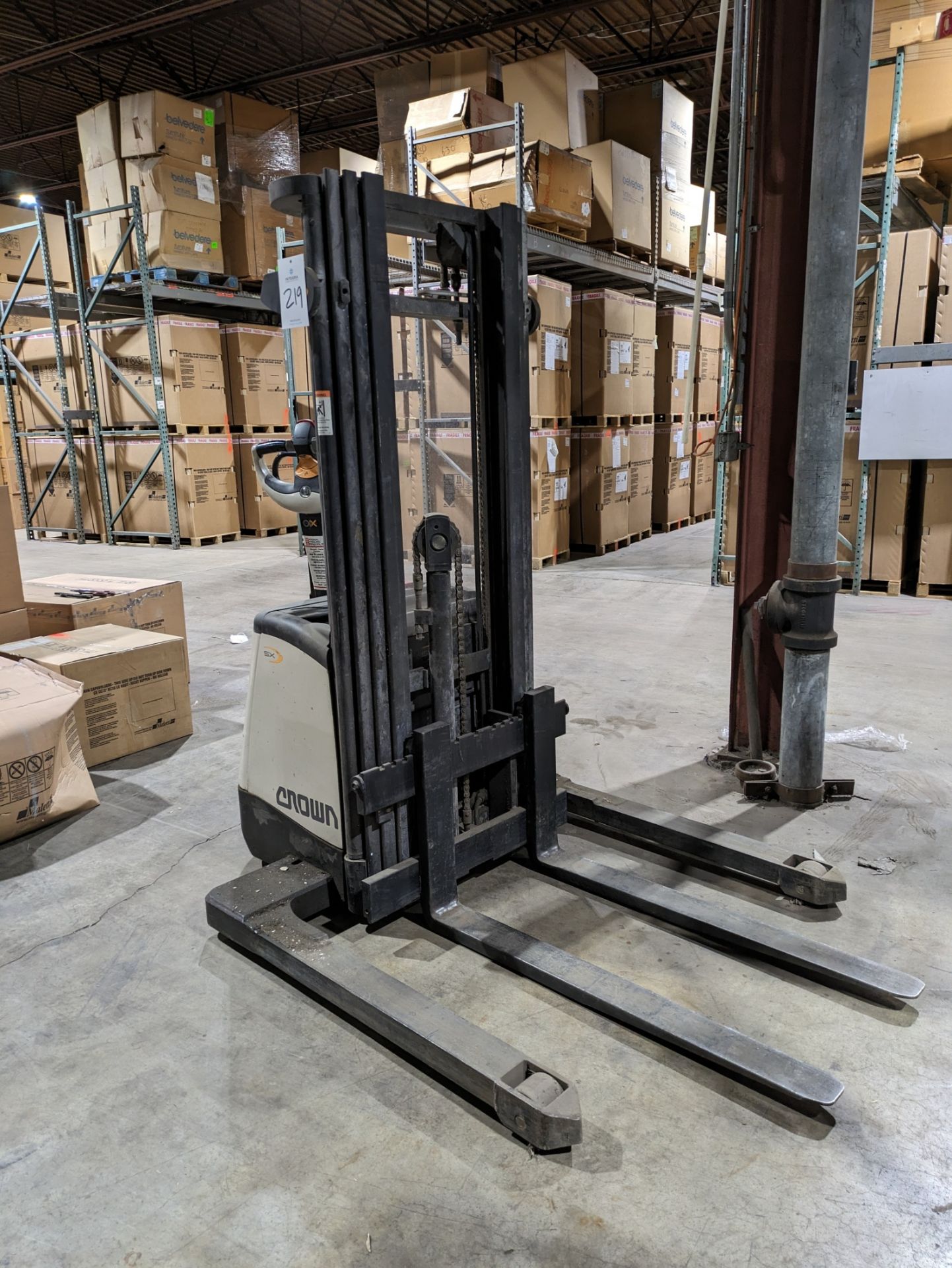 Crown SX3000-30 3,000-Lb. Capacity Electric Walkie Stacker