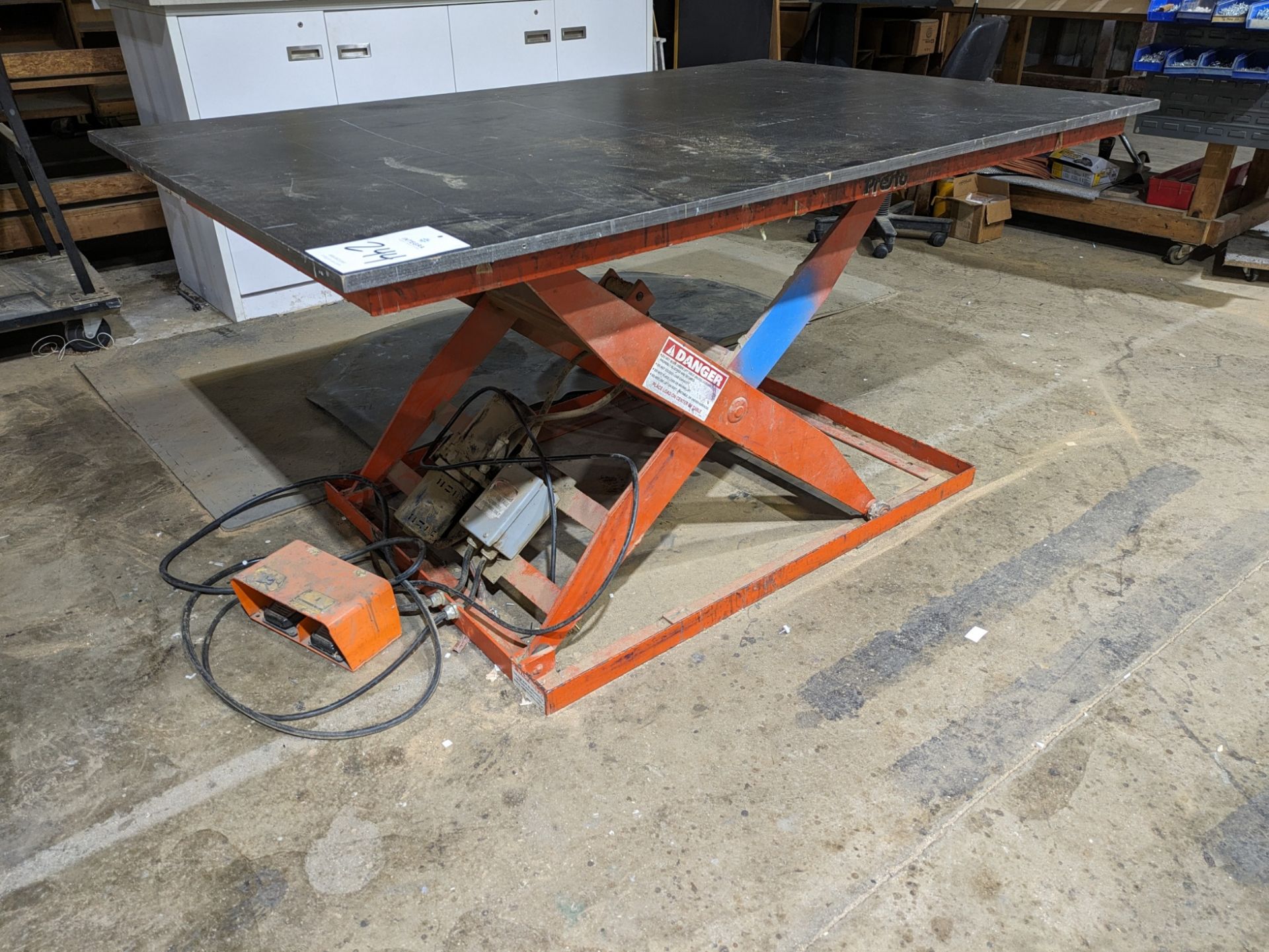 Presto WSX36-10 500-Lb. Capacity 40" x 65" Electric Scissor Lift Table