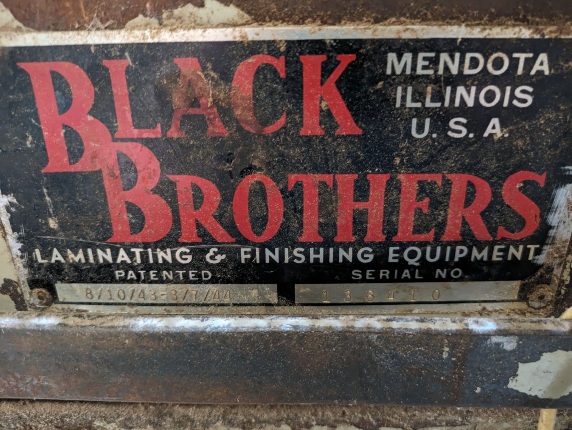 Black Brothers 60" W Glue Spreader - Image 5 of 7