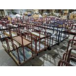 (10) 25" W x 30" L x 40" H Metal Lumber Carts