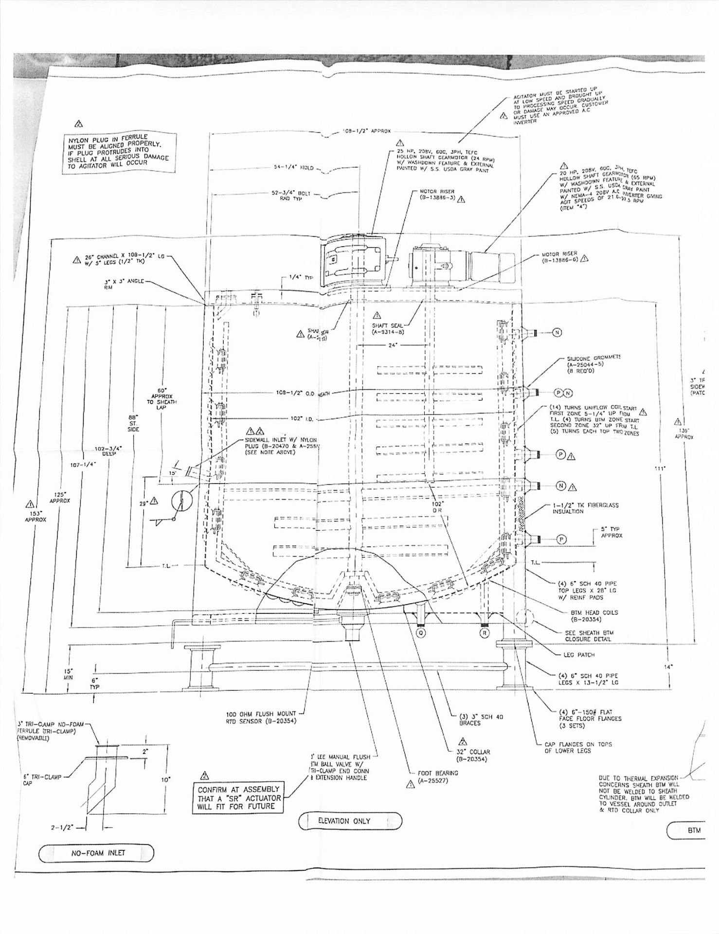 Lee Industries 3000U10S 3000-Gallon Stainless Steel Jacketed Kettle - Image 13 of 15