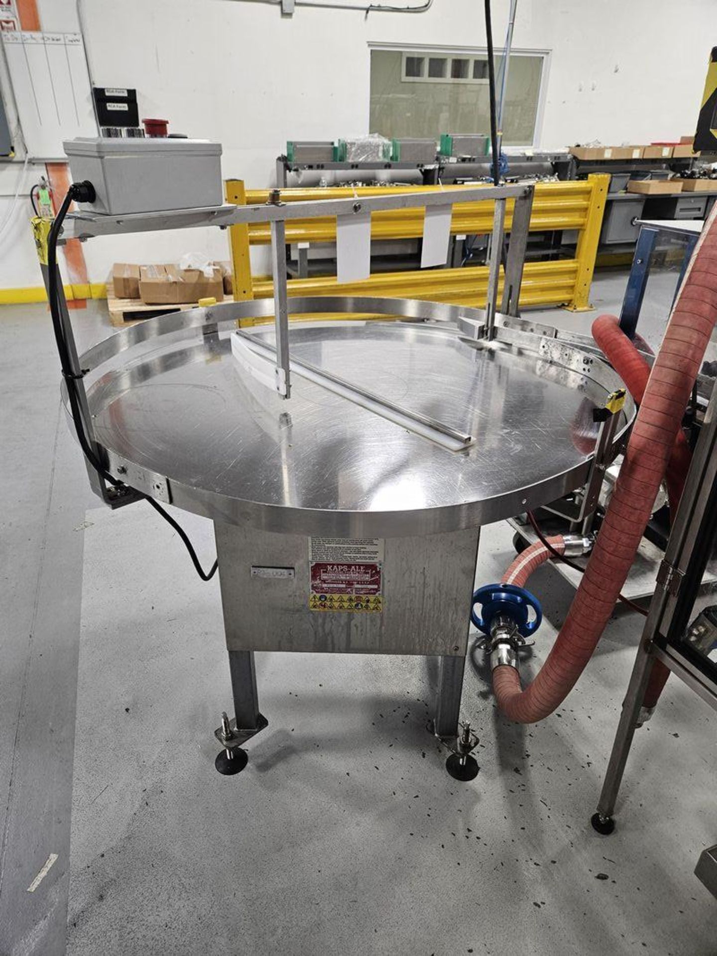 Kaps-All FS-U 48 48" Stainless Steel Rotary Accumulation Table - Image 2 of 2