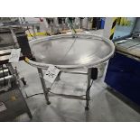 48" Stainless Steel Rotary Accumulation Table