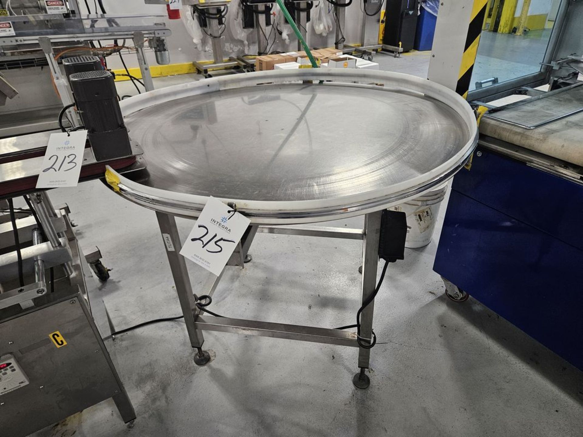 48" Stainless Steel Rotary Accumulation Table