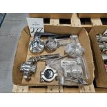 (6) Assorted Stainless Steel Butterfly Valves