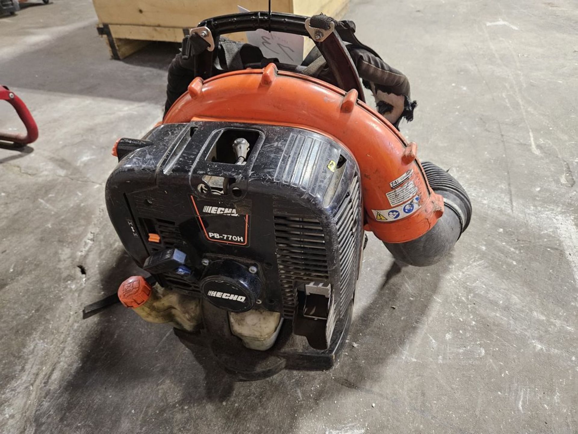 Echo #PB-770H Gas Powered Back Pack Blower - Image 3 of 3