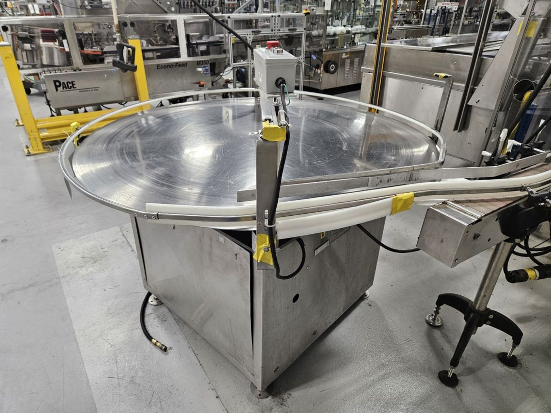 Nercon 48" Stainless Steel Rotary Accumulation Table - Image 2 of 2