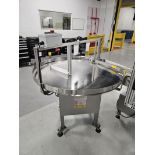 Kaps-All FS-U 48 48" Stainless Steel Rotary Accumulation Table