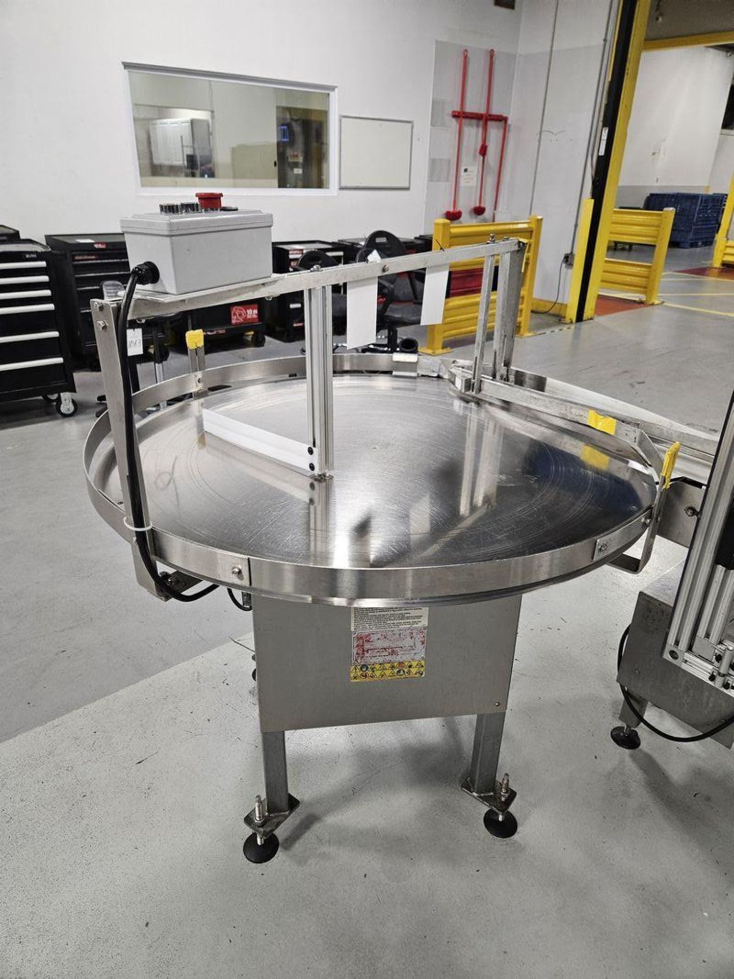 Kaps-All FS-U 48 48" Stainless Steel Rotary Accumulation Table