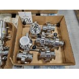 (7) Dixon B105 Stainless Steel Butterfly Valves