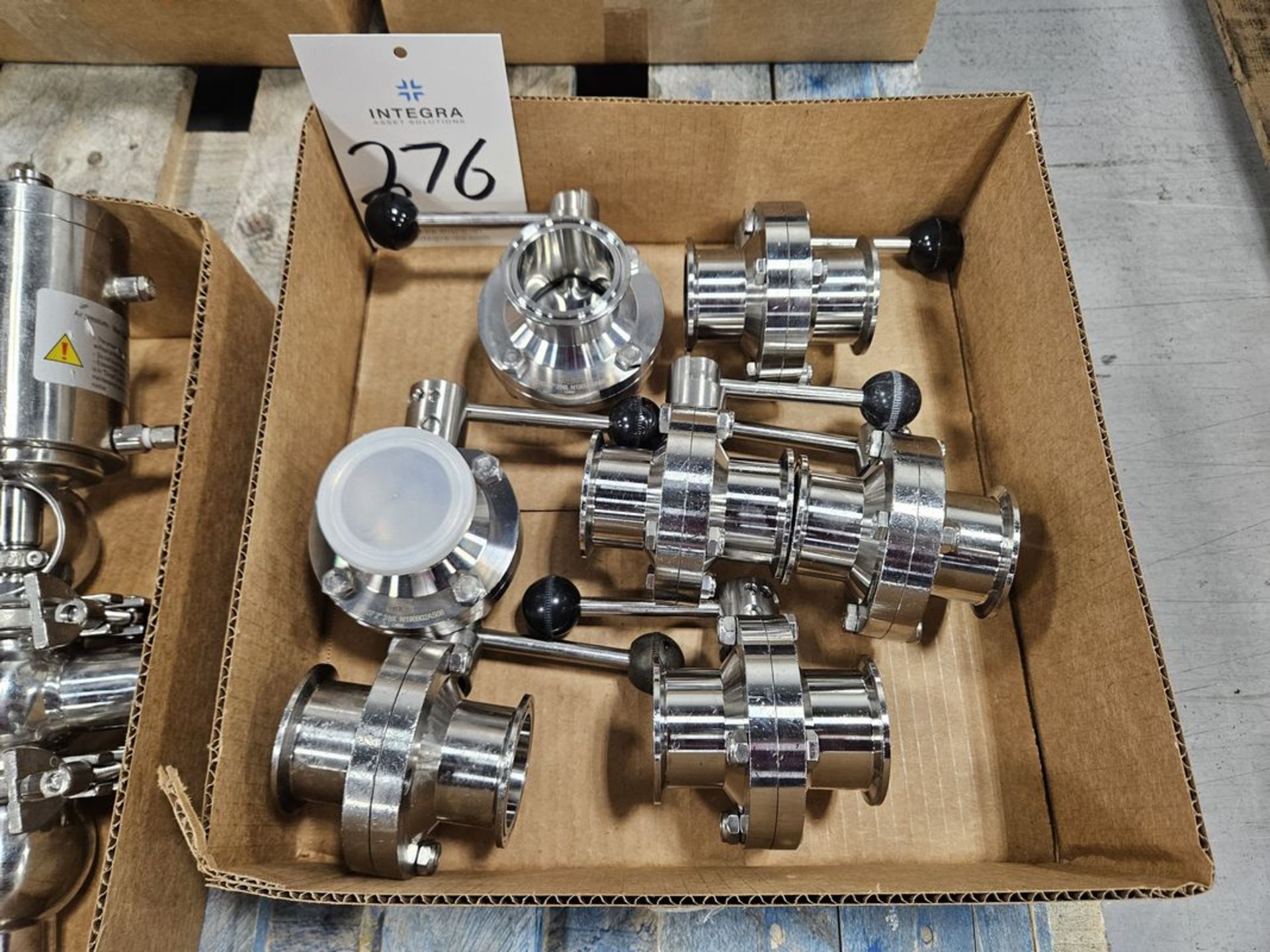 (7) Dixon B105 Stainless Steel Butterfly Valves