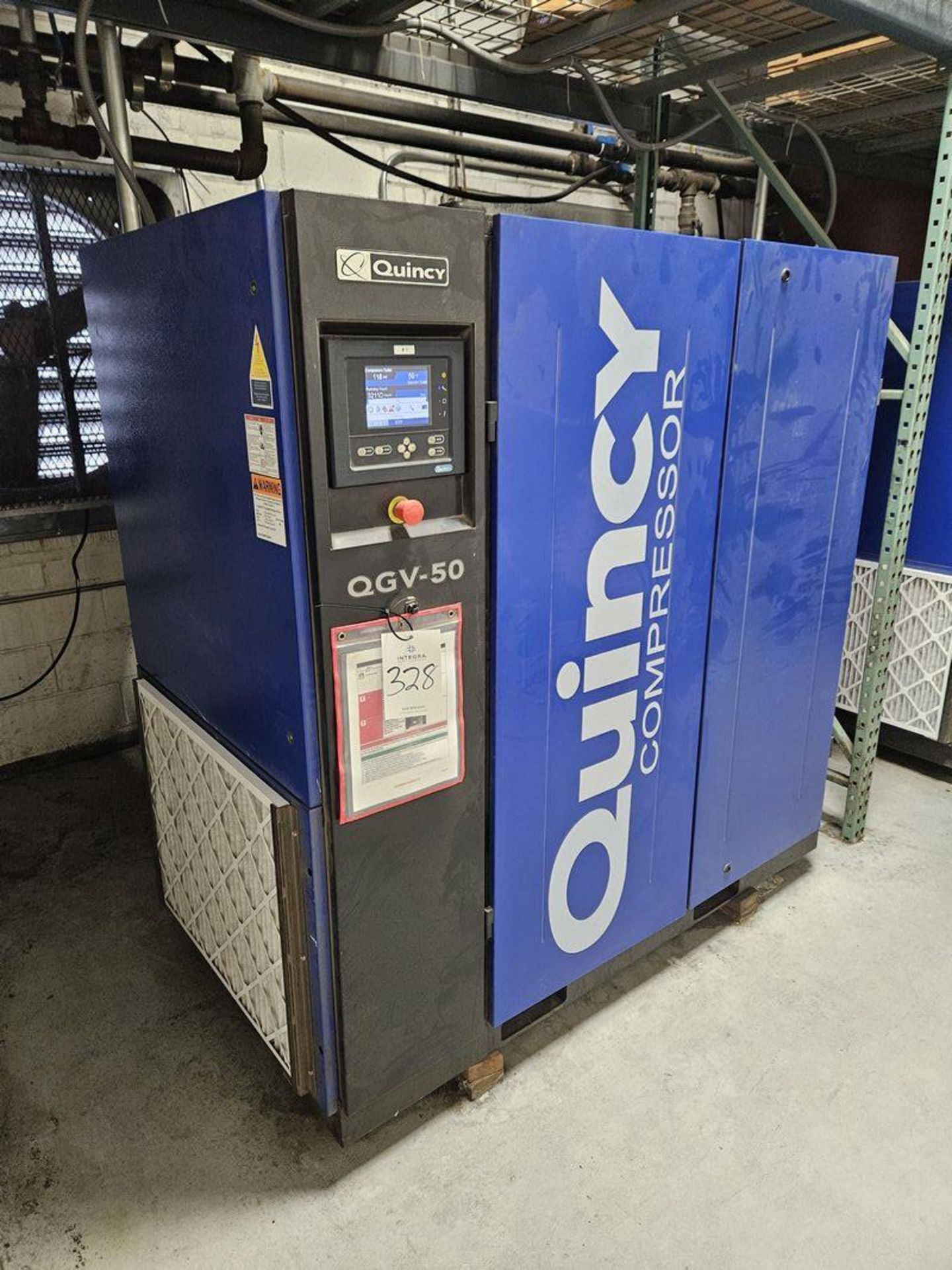 Quincy QGV-50 Rotary Screw Air Compressor - Image 2 of 3