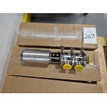 (2) MaxClean PVEP-1NC-1.5 & 2.0 Stainless Steel Tri-Clamp Diverter Valves