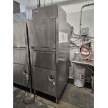 Hobart PW10eR Stainless Steel High Temp Door Type Dishwasher w/ Booster