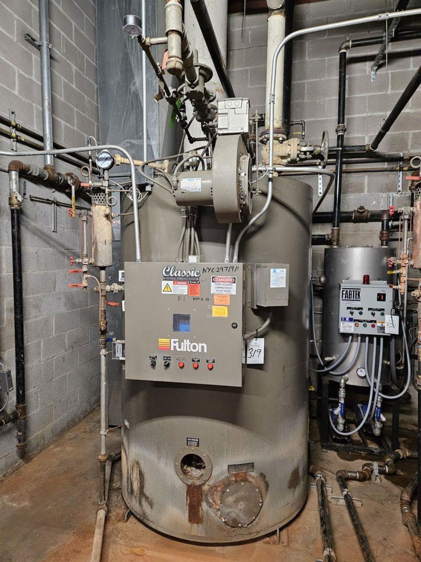 Fulton FB-050-A Gas Fired Vertical Tubeless Boiler - Image 2 of 4