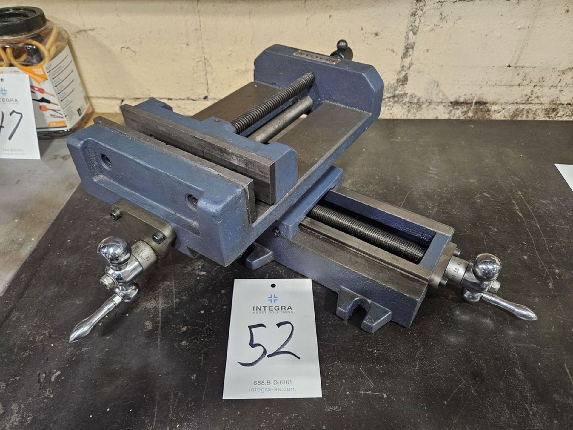 8" Palmgren Cross Slide Vise