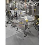 Kaps-All FS-U 48 48" Stainless Steel Rotary Accumulation Table