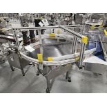 Kaps-All FS-U 48 48" Stainless Steel Rotary Accumulation Table