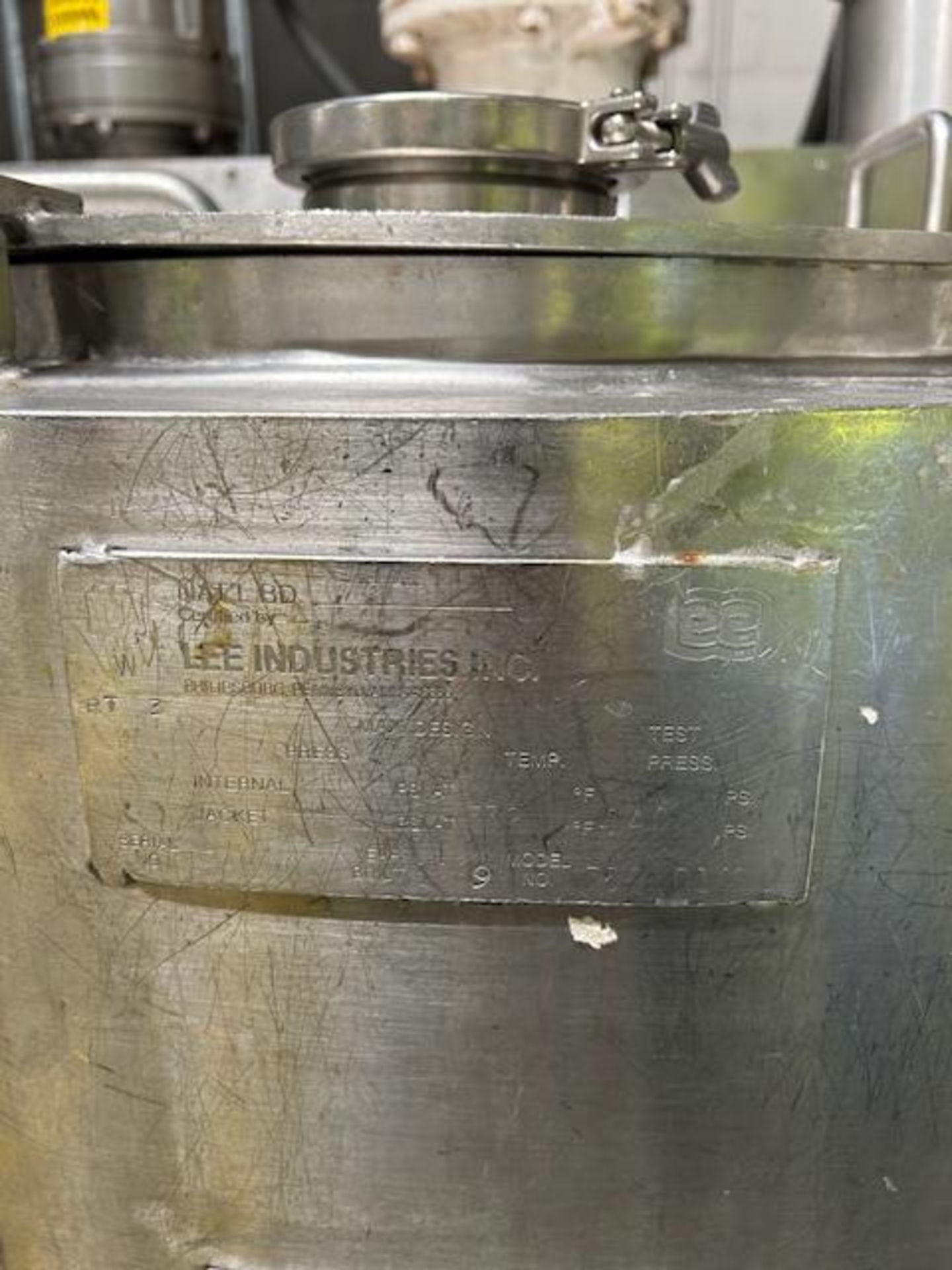 Lee Industries 750D10S 750-Gallon Stainless Steel Jacketed Kettle - Image 7 of 8
