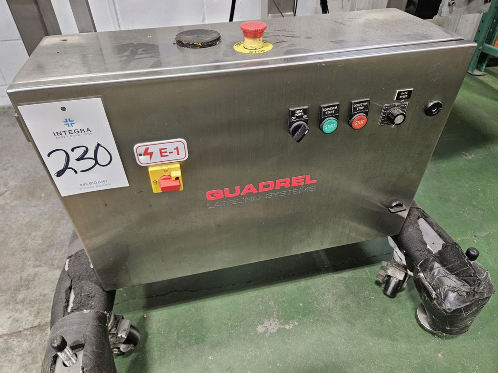 Quadrel Econoline Q65 Flat Belt Top Labeler - Image 4 of 5