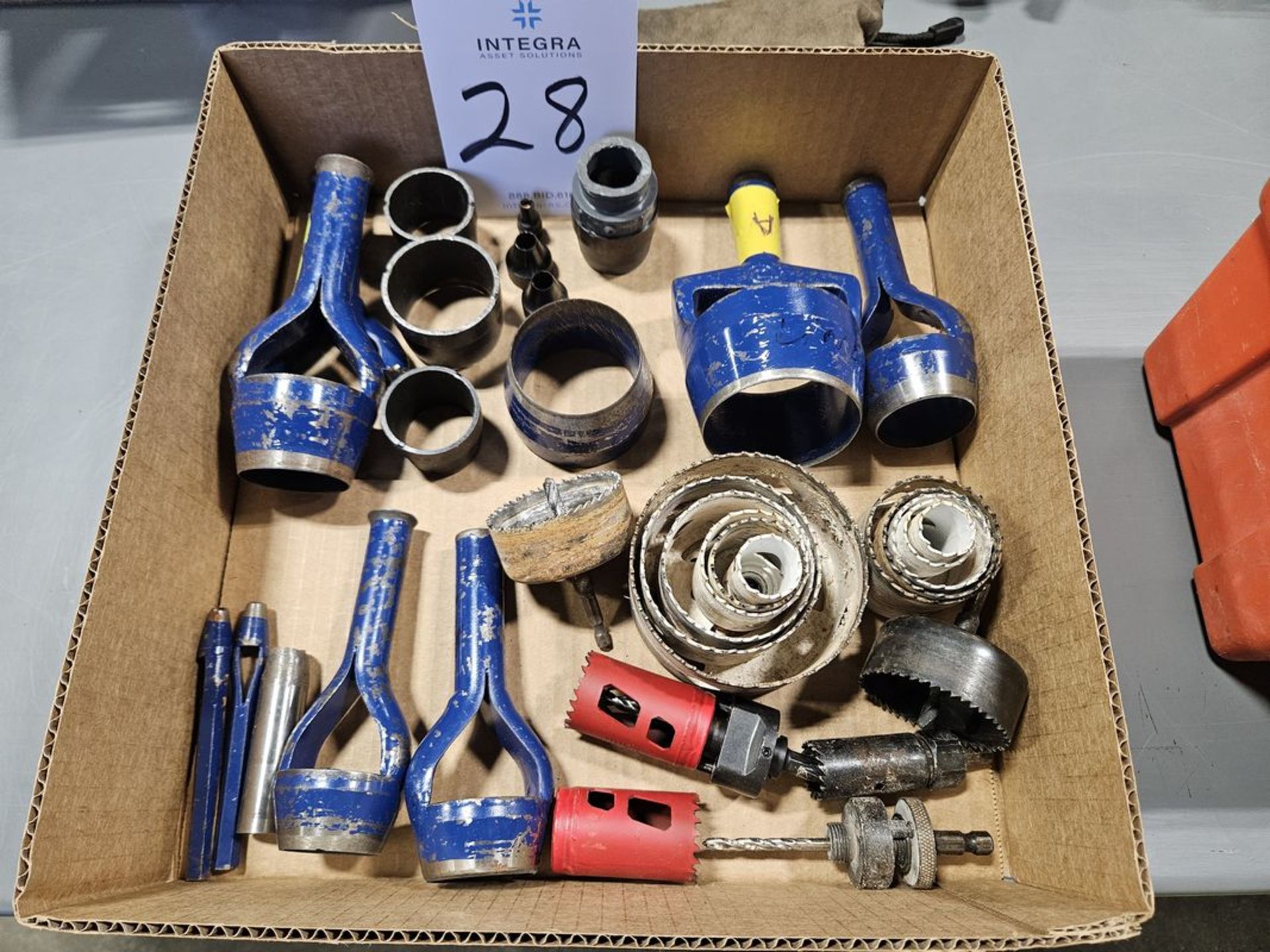 Lot of Assorted Hole Saws & Gasket Punches