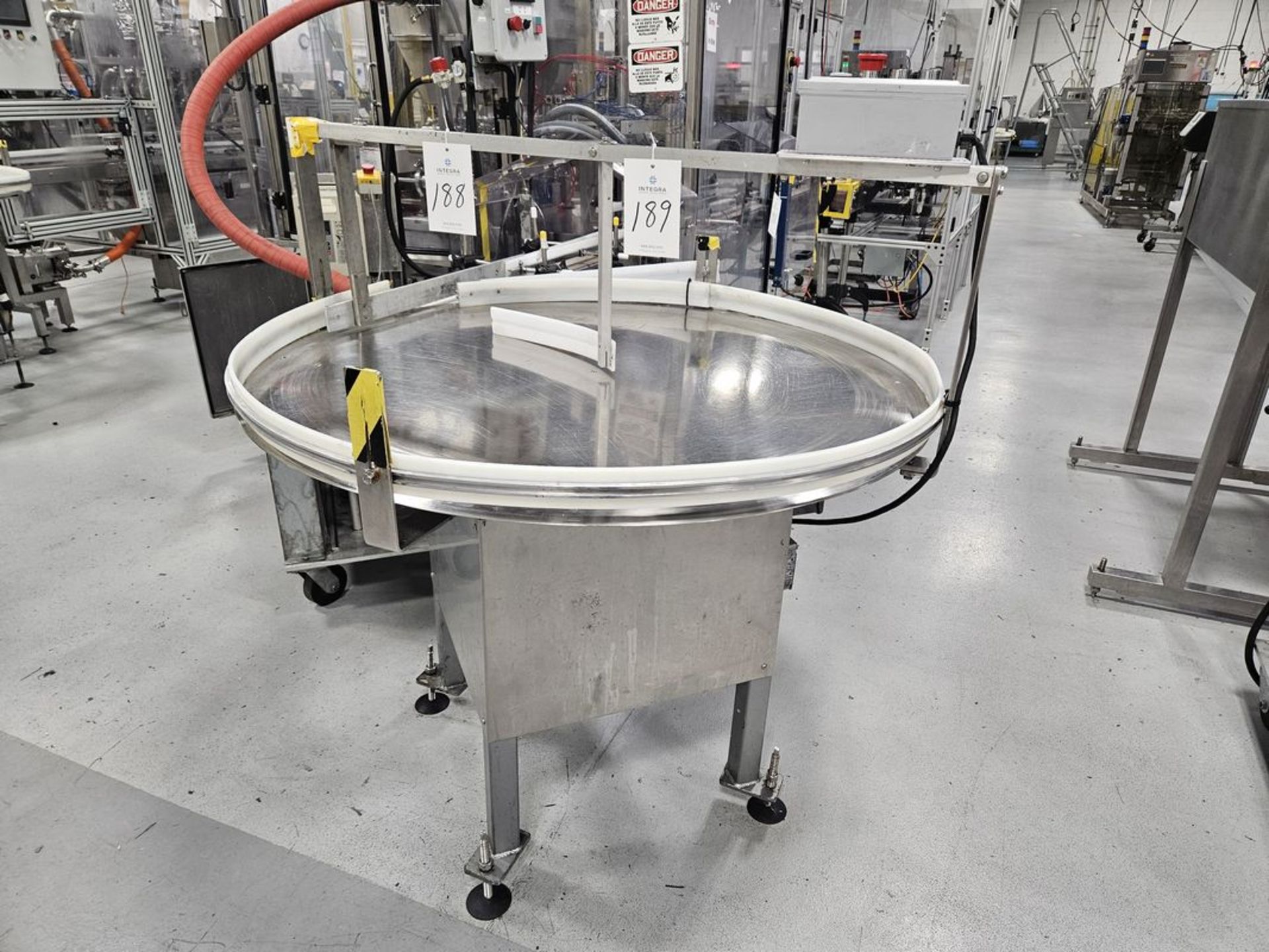 Kaps-All FS-U 48 48" Stainless Steel Rotary Accumulation Table