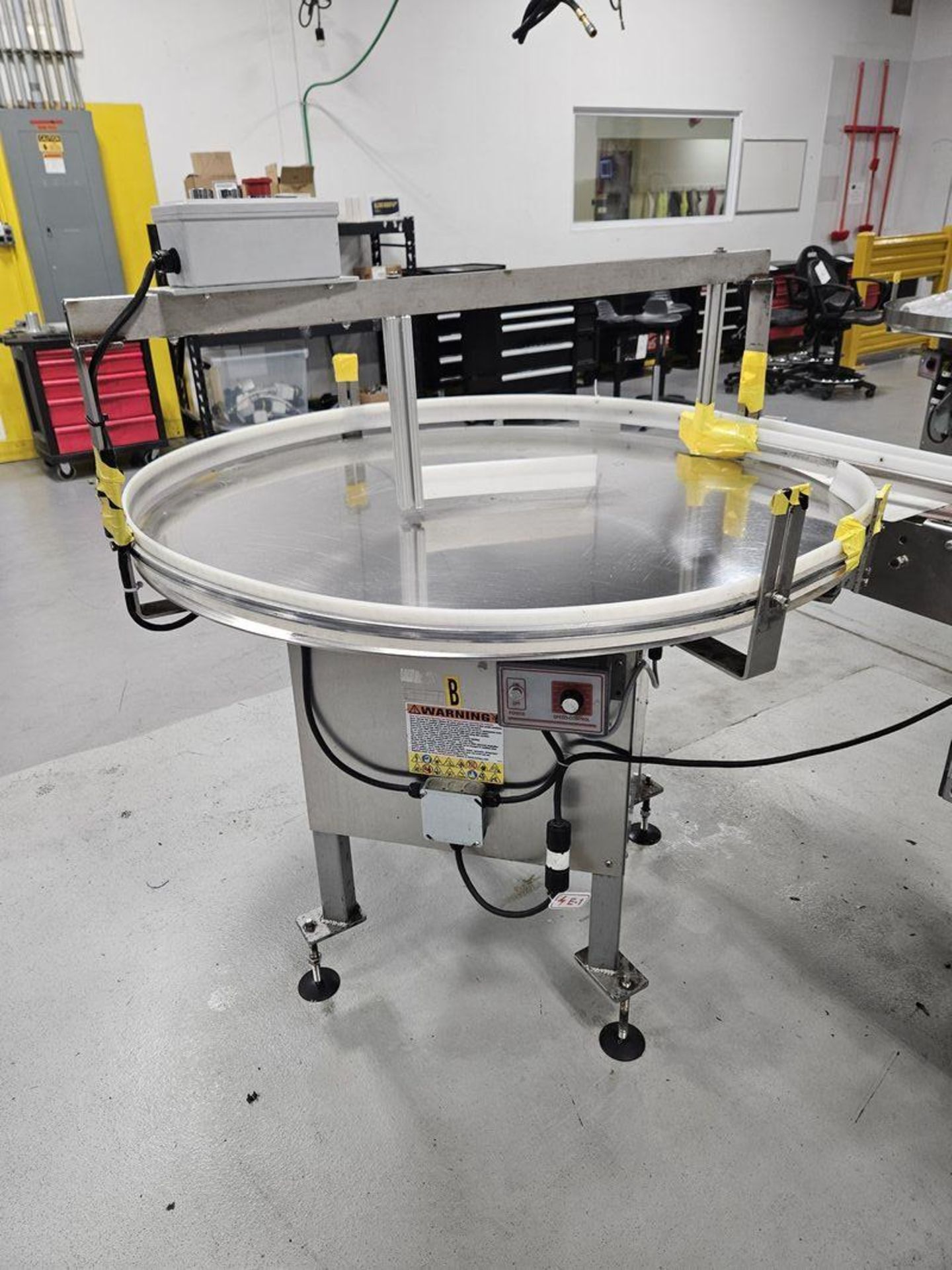 Kaps-All FS-A 48 48" Stainless Steel Rotary Accumulation Table