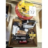 (4) Assorted Pneumatic Tools w/ Hose & Fittings