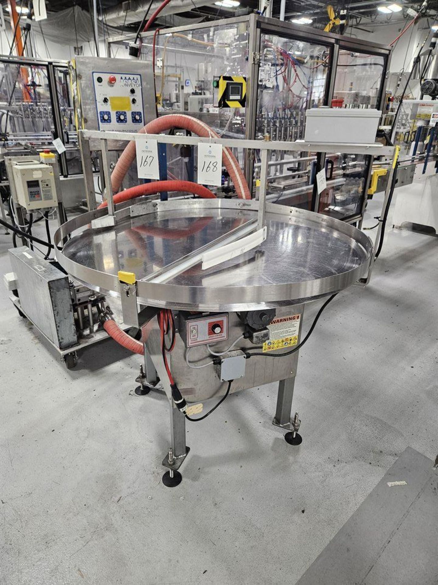 Kaps-All FS-U 48 48" Stainless Steel Rotary Accumulation Table