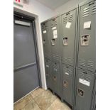 Hallowell 6-Tier Locker 12" x 17" x 12" 18-Door