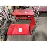 Uline H-1485 Manual Hydraulic Lift Cart 29" x 17" Platform