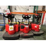 (3) Assorted Raymond Walkie Pallet Jacks (Out of Service)