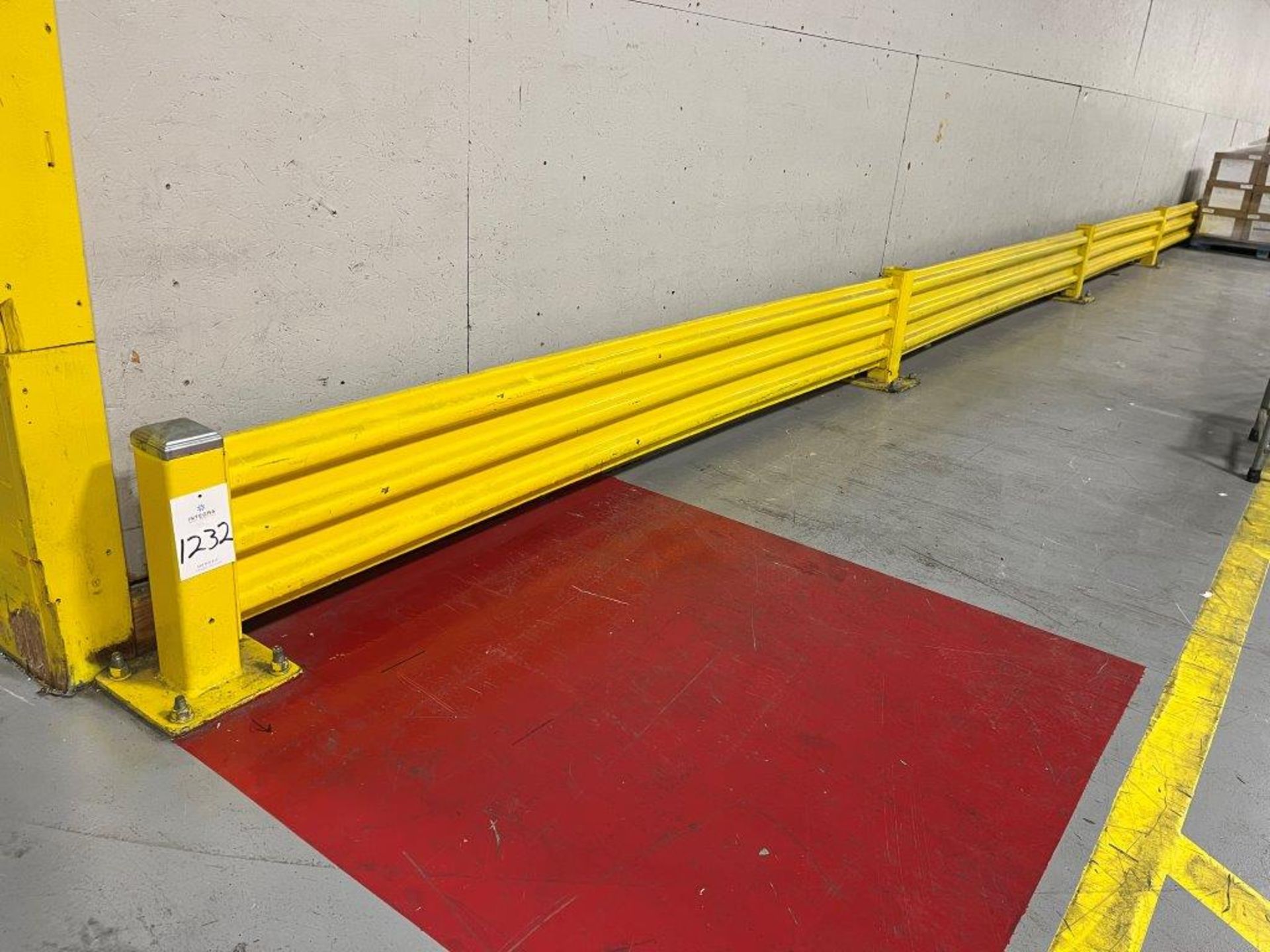 Lot of Steel Guard Yellow Safety Rail