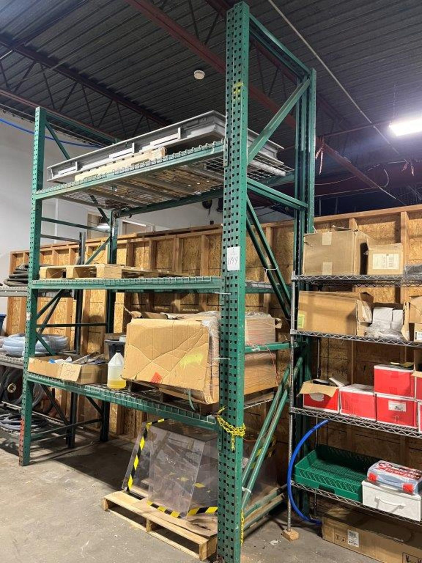 (5) Sections Teardrop Pallet Racking 12' x 42" Uprights, 8' Cross Beams - Image 2 of 2