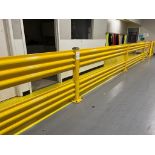 Lot of Steel Guard Yellow Safety Rail