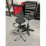 (3) Interion Polyurethane Stools