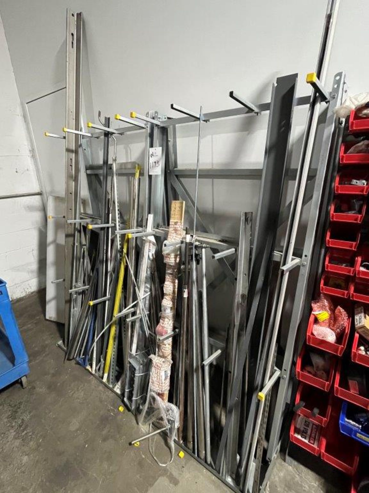 (3) Vestil 246999 Material Rack 36" x 70" with Contents