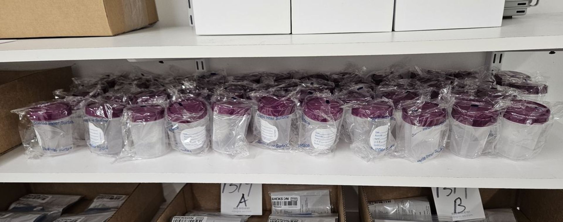 Lot of Sterile Sample Jars - Image 2 of 2