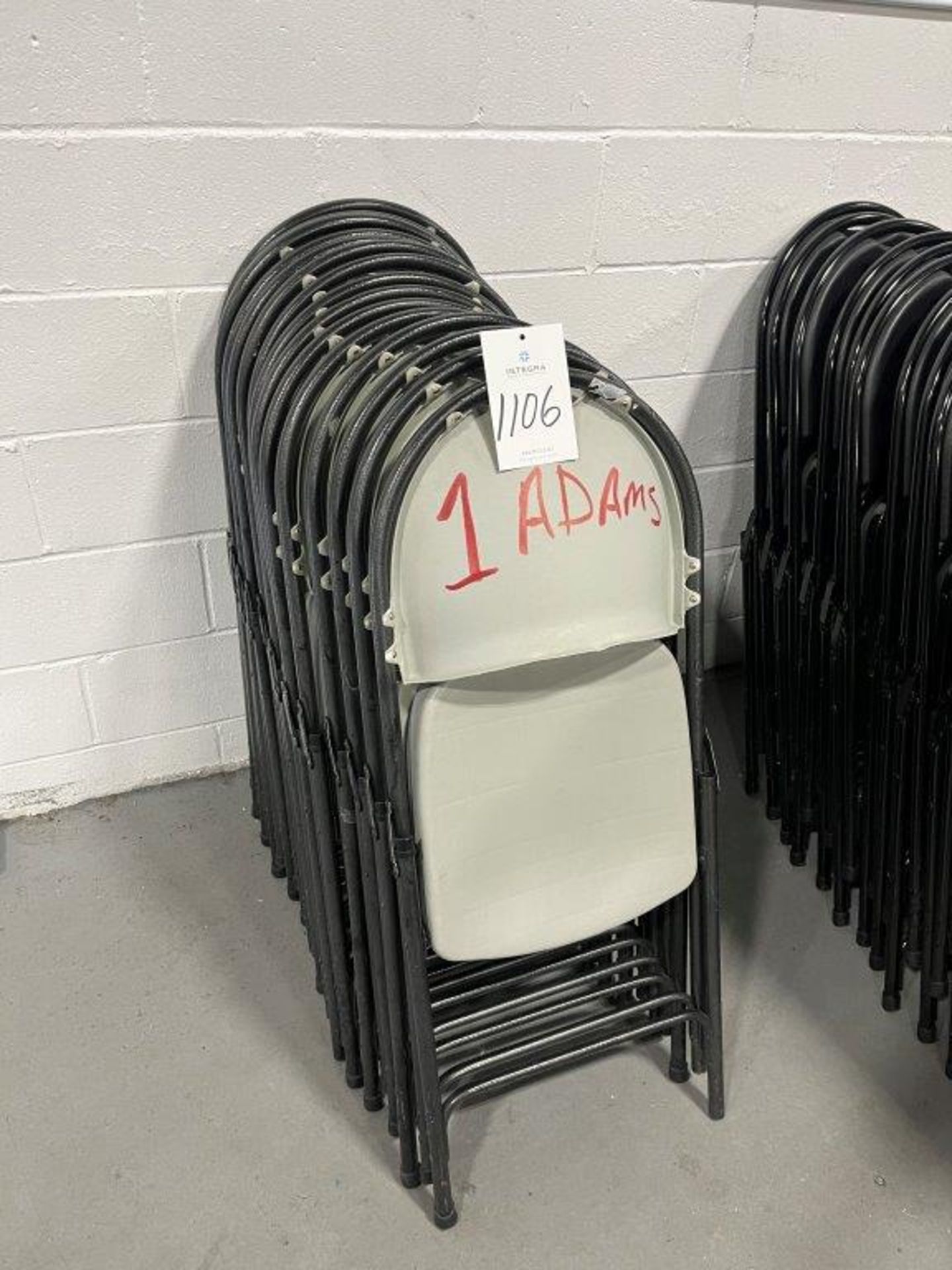 (15) Gray Plastic Folding Chairs