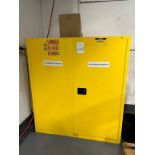 Uline H-3686SFlammable Liquids Storage Cabinet, (2) 55-Gallon Drum Capacity