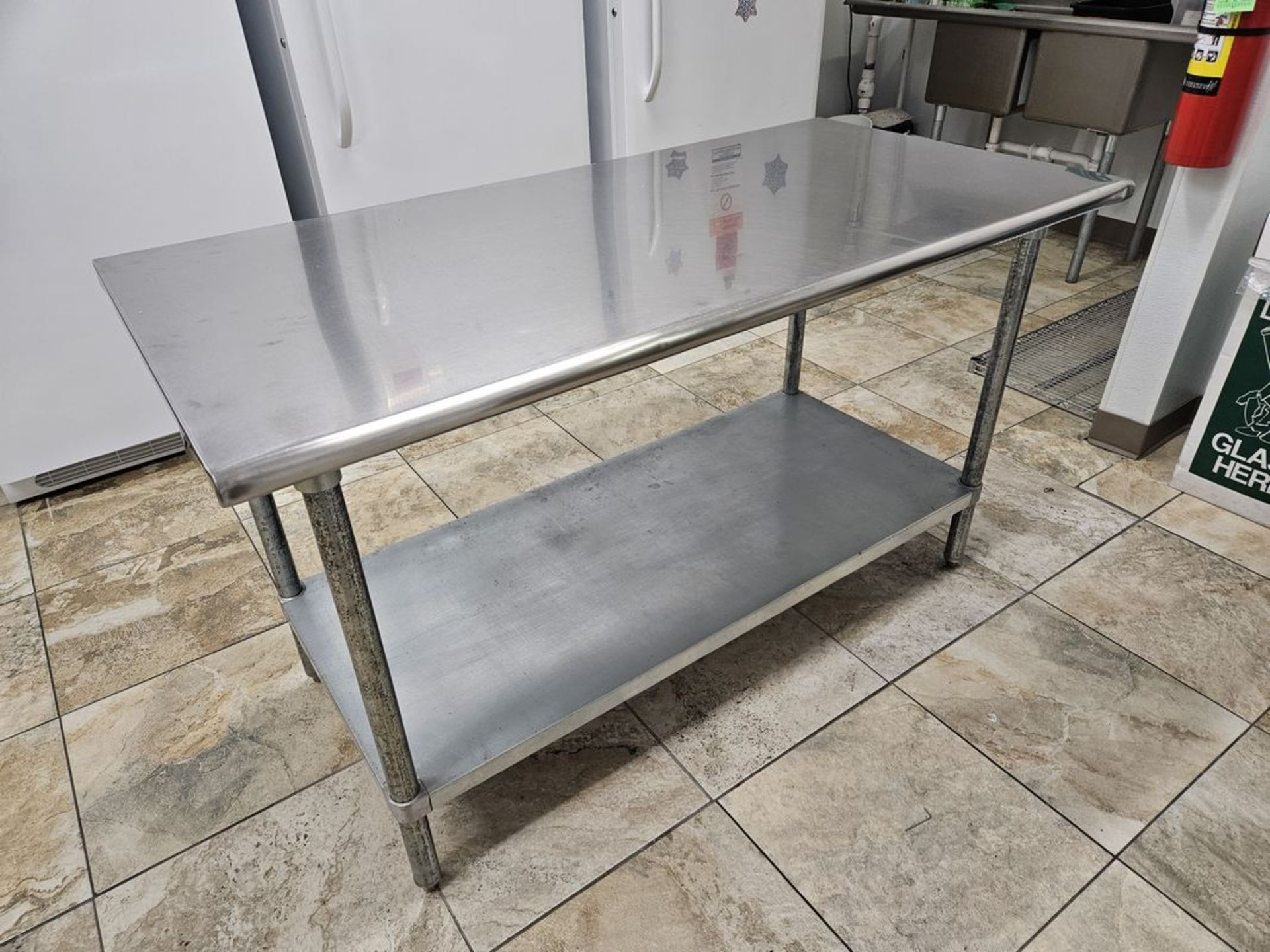 30" x 60" Stainless Steel Work Table
