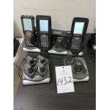 (3) Symbol MC92ND Barcode Scanners, with Spare Batteries and Chargers